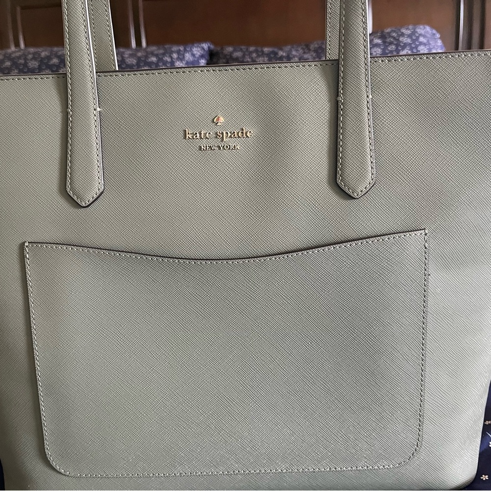 Kate Spade Light Green Tote Bag